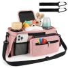 Accmor Universal Stroller Organizer with Insulated Cup Holder Detachable Phone Bag and Shoulder Strap, Stroller Bag Caddy Organizer Accessories Fits for Uppababy, Baby Jogger, Britax Strollers view 2
