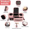 Accmor Universal Stroller Organizer with Insulated Cup Holder Detachable Phone Bag and Shoulder Strap, Stroller Bag Caddy Organizer Accessories Fits for Uppababy, Baby Jogger, Britax Strollers view 4