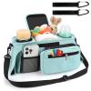 Accmor Universal Stroller Organizer with Insulated Cup Holder Detachable Phone Bag and Shoulder Strap,Stroller Bag Caddy Organizer Accessories Fits for Uppababy, Baby Jogger, Britax Strollers view 2
