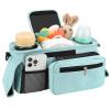 Accmor Universal Stroller Organizer with Insulated Cup Holder Detachable Phone Bag and Shoulder Strap,Stroller Bag Caddy Organizer Accessories Fits for Uppababy, Baby Jogger, Britax Strollers view 3