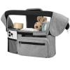 Accmor Universal Stroller Organizer with Insulated Cup Holder Detachable Phone Bag and Shoulder Strap,Stroller Bag Caddy Organizer Fits for Uppababy, Baby Jogger, Britax Strollers view 1