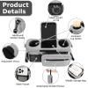 Accmor Universal Stroller Organizer with Insulated Cup Holder Detachable Phone Bag and Shoulder Strap,Stroller Bag Caddy Organizer Fits for Uppababy, Baby Jogger, Britax Strollers view 4