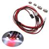 BOLIDORC 4 LED RC Car Light Kit, White Headlight Red Taillight for 1/12 1/10 1/8 RC Models Car Truck Lighting view 2