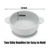 PandaEar 3 Pack Baby Bowls with Suction| Stay Put Silicone Food Bowl for Babies Kids Toddlers Infants| Food Grade Soft Safe BPA-Free Silicone (Brown Grey Tan) view 4