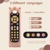 Nueplay Pretend Remote Control Toy for Toddlers with Light and Music-Includes 2 Washable Silicone Covers,Trilingual Number Learning in English,Spanish and French,Gifts for 1 Year Old Girls view 3