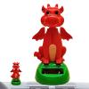 Axfbim Fire Dragon Solar Car Dashboard Decorations, Dancing Solar Powered Figures, Creative car car Ornament view 1