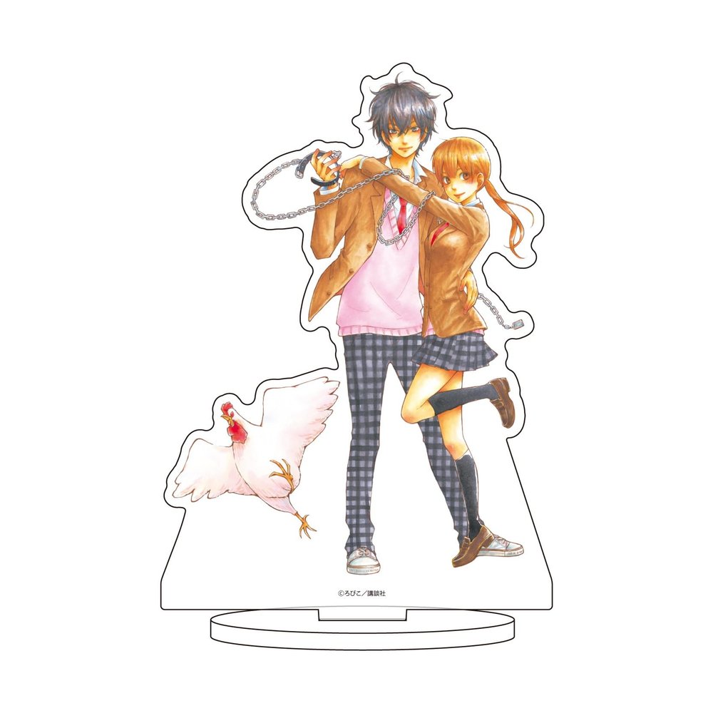 A3 My Neighbor Kaibutsu-kun 01 Shizuku Mizutani & Haru Yoshida [Official Illustration] Character Acrylic Figure