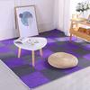 30 Pcs Short Plush Interlocking Carpet Tiles,Foam Flooring Puzzle Mats,Area Rugs,Bedroom,Playroom,Keep Warm,12x12 Inch(Color:Purple) view 2