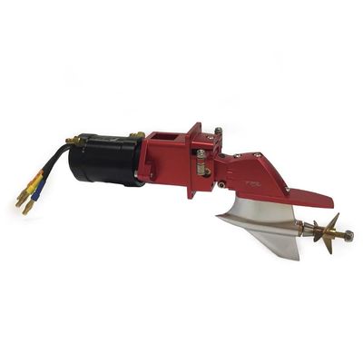 TFL Taildragger Power System P1 Racing Simulation Built-in Rudder Taildragger Model Boat Powertrain (Red with Motor)