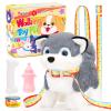 Tagitary Plush Toy Electronic Dog Toys for Kids,Interactive Pet Puppy Walking,Barking and Tail Wagging,Fake Dog Toy with Leash,Easter Christmas Birthday Gift for Toddlers Kids view 1