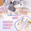 Tagitary Plush Toy Electronic Dog Toys for Kids,Interactive Pet Puppy Walking,Barking and Tail Wagging,Fake Dog Toy with Leash,Easter Christmas Birthday Gift for Toddlers Kids view 2