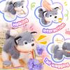 Tagitary Plush Toy Electronic Dog Toys for Kids,Interactive Pet Puppy Walking,Barking and Tail Wagging,Fake Dog Toy with Leash,Easter Christmas Birthday Gift for Toddlers Kids view 3