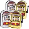 BigOtters Mini Slot Machine Toy, 4PCS Mini Lucky Slot Machine Bank for Creative Festival Birthday Cake Decor Casino Vegas Night Theme Party Decorations view 1