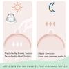 12 Pieces Nipple Cover for Nursing Newborn, Silicone Inverted Nipple Corrector,with Clear Carrying Case Silicone Nipple Extender for Breastfeeding, Flat or Inverted Nipples view 2