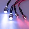 BOLIDORC 2 Pack RC Car 4 LED Light Kit, White Headlight Red Taillight for 1/12 1/10 1/8 RC Models Car Truck Lighting view 3
