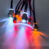 BOLIDORC 2 Pack RC Car 6 LED Light Kit, White Headlight Red Taillight Yellow Turn Signal Light for 1/10 1/8 RC Models TRX4 D90 SCX10 RC Car Truck Lighting (Red, White & Yellow) view 2