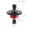 50T Center Differential Set for Arrma Kraton Outcast Typhon Infraction 6S, 45 Steel Diff Gear Diff Outdrive Alum Diff Case for Arrma Talion Felony Mojave 6S Upgrade Parts (Red) view 2