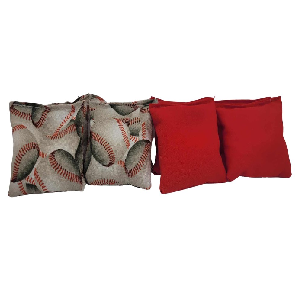 3 inch mini Baseball Cornhole Bags Replacement mini Bean Bag toss