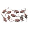 Miniblings 10x Cockroach Paint Figures Cockroach Insect Brown view 1