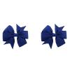 3 Inches Boutique Grosgrain Ribbon Pinwheel Hair Bows for Baby Girls, Toddler Bows Hair Clip Birthday Gifts In Pair (blue) view 1
