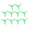 10Pcs Rc Car 3-Blade Propeller with 3 Blades 70mm Fan Leaves, Micro DC Motor 2mm Shaft Propeller, RC Car Rotating Accessories for Plastic DIY Boat Science and Education Toys view 1