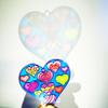 Ayhuhra 24 Sets Valentine's Heart Suncatcher Wind Chimes DIY Window Paint Art Craft Kits Crystal Pendant Heart Sun Catchers for Valentine's Day & Mother's Day Gifts Art Project view 3
