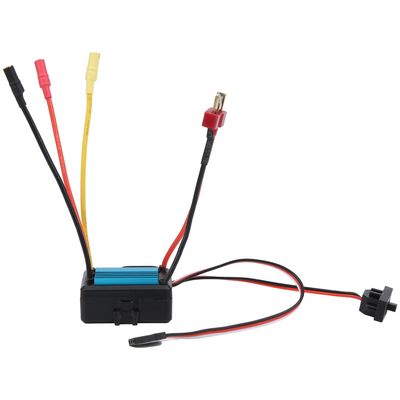 Odorkle 35A RC ESC, Brushless ESC Electric Speed Controller Metal for 1/18 1/16 Remote Control Car (Blue)