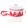 Amagogo 8 Inch Kids Drum Set Hand Drum Musical Gifts Early Learning Children Waist Drum Percussion Instrument for Birthday Gift Dance, Red view 3
