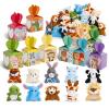 30 Pack Animal Plush Keychains Bulks  Valentines Day Gifts for Kids, Small Stuffed Animals Toys with Gift Boxes, School Classroom Party Favors for Students & Christmas Goodie Bag Fillers view 1