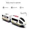 MyKaFort Electric Wooden Train Set with Magnetic Connectors  Battery-Powered Motorized for Toddlers & Kids | Compatible with Thomas Brio | Bullet Train Design Powerful Engine (Battery not Included) view 3