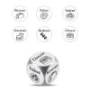Delujouberst Food Dice Decider Date Night Ideas for Couples Dinner Dice Iron Gifts for 6th Anniversary Wedding Gifts view 2