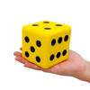 funnysquee 3.15 Inches Foam Dice Toy: A Fun-Filled, Kawaii Dices Educational Toy for Kid Board Game and Learning Sessions (Fortunate Yellow) view 1