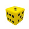 funnysquee 3.15 Inches Foam Dice Toy: A Fun-Filled, Kawaii Dices Educational Toy for Kid Board Game and Learning Sessions (Fortunate Yellow) view 4