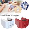 NYMFEA Fully Automatic Card Dealer Machine, 360 Rotating Poker Card Shuffler, Electric Card Dealer with LED Digital Display, Type-C Charging, Built-in Battery, Up to 8 Players view 2