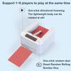 NYMFEA Fully Automatic Card Dealer Machine, 360 Rotating Poker Card Shuffler, Electric Card Dealer with LED Digital Display, Type-C Charging, Built-in Battery, Up to 8 Players view 4