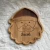 Child'S First Christmas Personalised Dinner Plate Gift, Children'S Dinner Plate With Silicone Suction Cups, Christmas Dinner Plate, 7.8 Inches * W 0.5 Inches * H 7 Inches Children'S Bamboo Dinner Plat view 2