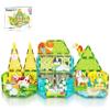 PicassoTiles Magnetic Tile Farm Animal Building Playset with 8 Character Figures STEM Construction Toy for Kids Age 3 Plus Educational Pretend Play Learning Blocks Farmyard Creative Activity Kit PTQ17 view 1