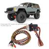 Odorkle RC Car Light Kit, Universal 8LED Light Kit with Flashing Lights Model Accessory for SCX10 D90 1/10 1/8 RC Crawler Car view 4