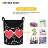 Foruidea Cute Bulldog Laundry Basket,Laundry Hamper,Collapsible Storage Bin, Oxford Fabric Clothes Baskets,Nursery Hamper For Home,Office,Dorm,Gift Basket view 3
