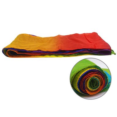 blue-ther Multicolored Silk Streamer (500cm*16cm) Stage Magic Tricks Magic Accessories Magician Classic Magic Tool Close Up Illusions Gimmicks Magic Funny