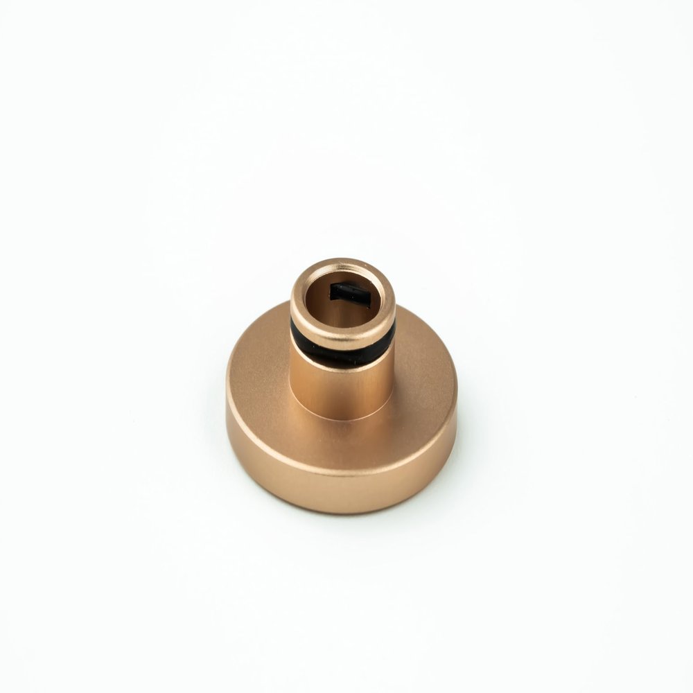 Original Golden Aluminum Magnetic seat, Aluminum Metal Resin Artistic Fashion keycap Magnetic seat, Mechanical Keyboard Magnetic Sucker.