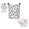 Foruidea Dalmatian Spot And Paws Dog Laundry Basket,Laundry Hamper,Collapsible Storage Bin, Oxford Fabric Clothes Baskets,Nursery Hamper For Home,Office,Dorm,Gift Basket view 2