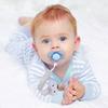 30 Pieces Wood Teething Grasping Toy Suspender Clips Natural Beech Wood Holder Charm DIY Chain Accessories view 2
