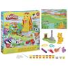 Play-Doh Growin' Mane Lion and Friends Playset, Animal-Themed Sets for Girls and Boys, Kids Toys view 1