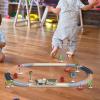 Puzzle Train Tracks Set Puzzle Track Building Toys Fun Preschool Educational Toy Electric Trains Play for Kids Birthday Gifts, 30pcs view 4