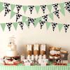 Kreatwow Western Cowboy Party Banner Western Cowboy Party Decorations Sage Green Cow Bandana Pennant Banner Bunting Banner Wild West Theme Baby Shower Party Supplies Farm Animal Theme Cow Garland view 2