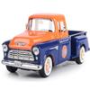 1955 Chevy 5100 Stepside Pickup Truck Gulf Dark Blue and Orange 1/24 Diecast Model Car by Motormax 79651 view 1
