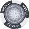 20PCS Poker Chips Club Games Chips, 14g Monte Carlo Clay Poker Set Texas Holdem Blackjack Values $1-$10000 Selectable for Playing Game Family Friends Party (Color : 20pcs, Size : $1) view 1