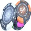 20PCS Poker Chips Club Games Chips, 14g Monte Carlo Clay Poker Set Texas Holdem Blackjack Values $1-$10000 Selectable for Playing Game Family Friends Party (Color : 20pcs, Size : $1) view 4