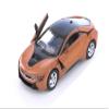 2018 i8 Coupe Metallic Orange with Black Top 1/24 Diecast Model Car by Motormax 79359orange view 1